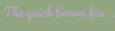 Image with Font Color BCA0C0 and Background Color 90A681